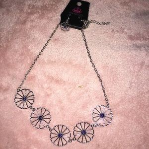 Hibiscus type necklace